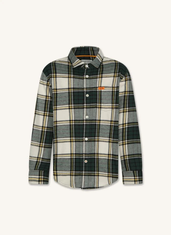 AO76 - Camisa de cuadros Tim Wang | Verde