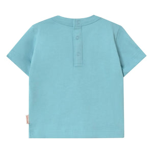 Tinycottons - Camiseta de perro de algodón orgánico | Azul claro