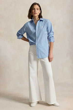 Camisa de algodón Wimbledon Polo Ralph Lauren para mujer