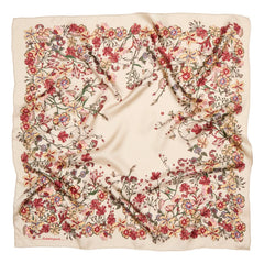 Becksöndergaard - Pañuelo de seda Floralia | Beige
