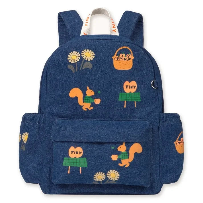 Tinycottons - Mochila vaquera azul