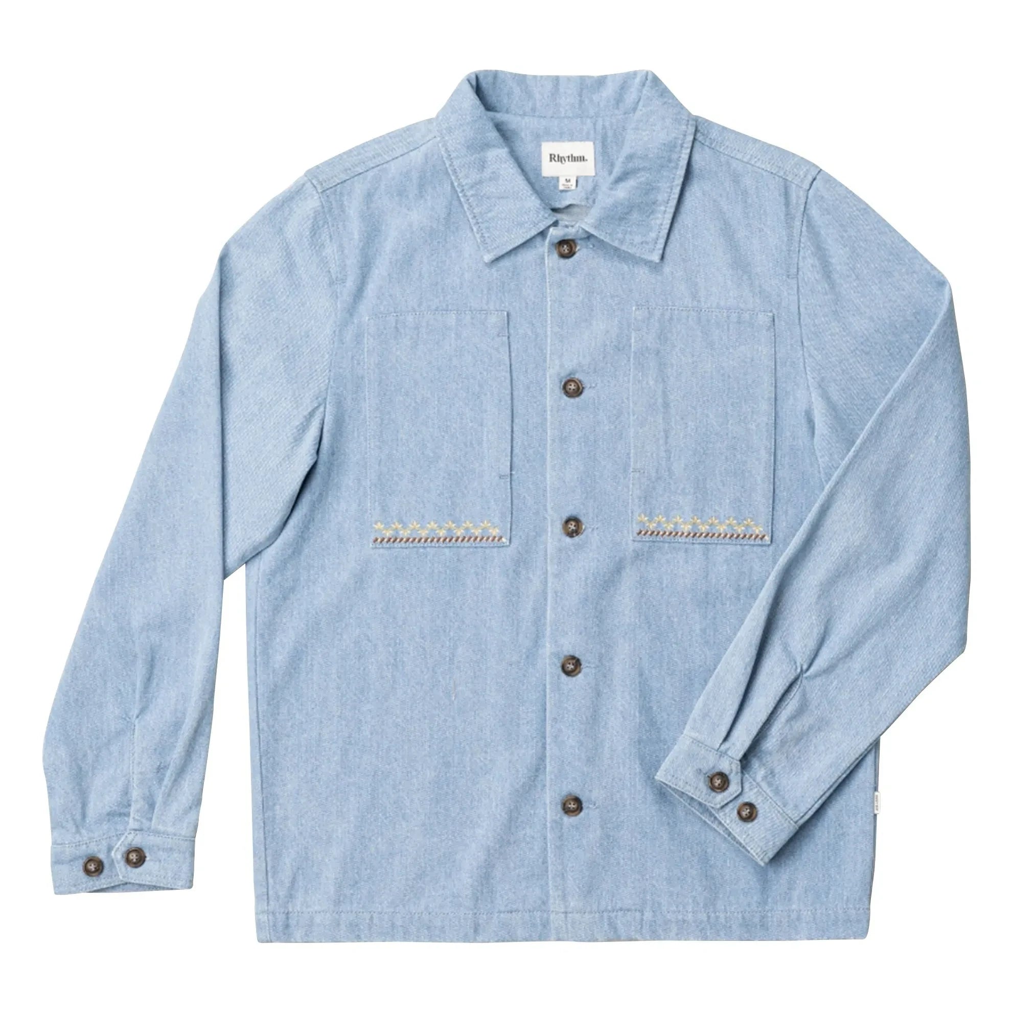 Rhythm - Sobrecamisa Arguam LS | Azul Claro