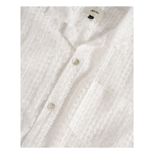 Bather - Gonzo Camisa de encaje | Blanca