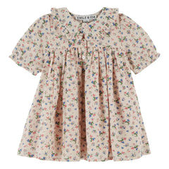 Emile et Ida - Vestido de flores grandes | Crema