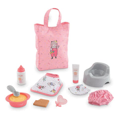 Corolle - Cofre de accesorios para muñecas Corolle - Set de 11 piezas