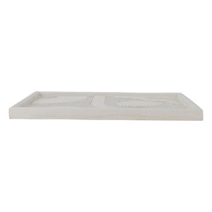 Bloomingville - Patina polirezine duvar dekoru | Beyaz