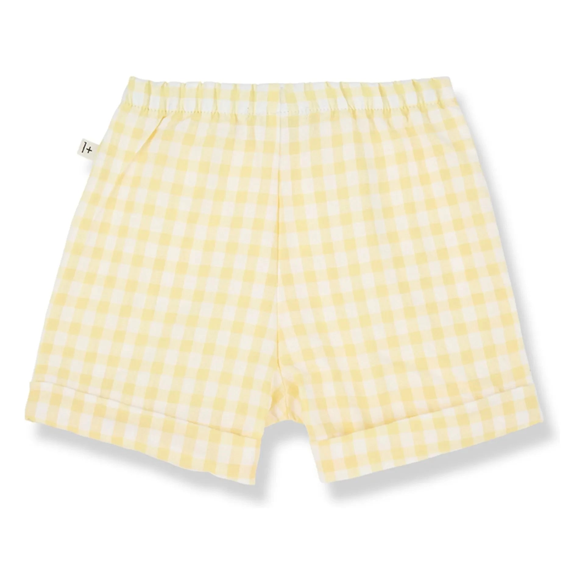 1+ in the family - Bermuda Tinos Vichy Seersucker | Amarillo pálido