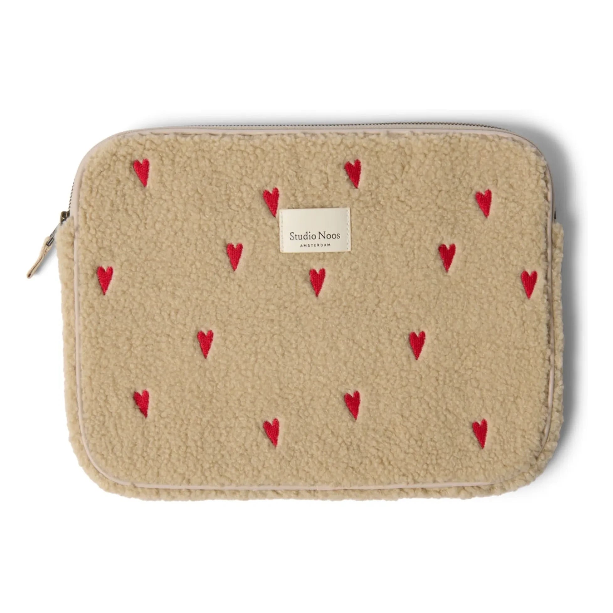 Studio Noos - Funda para portátil con corazón | Crudo