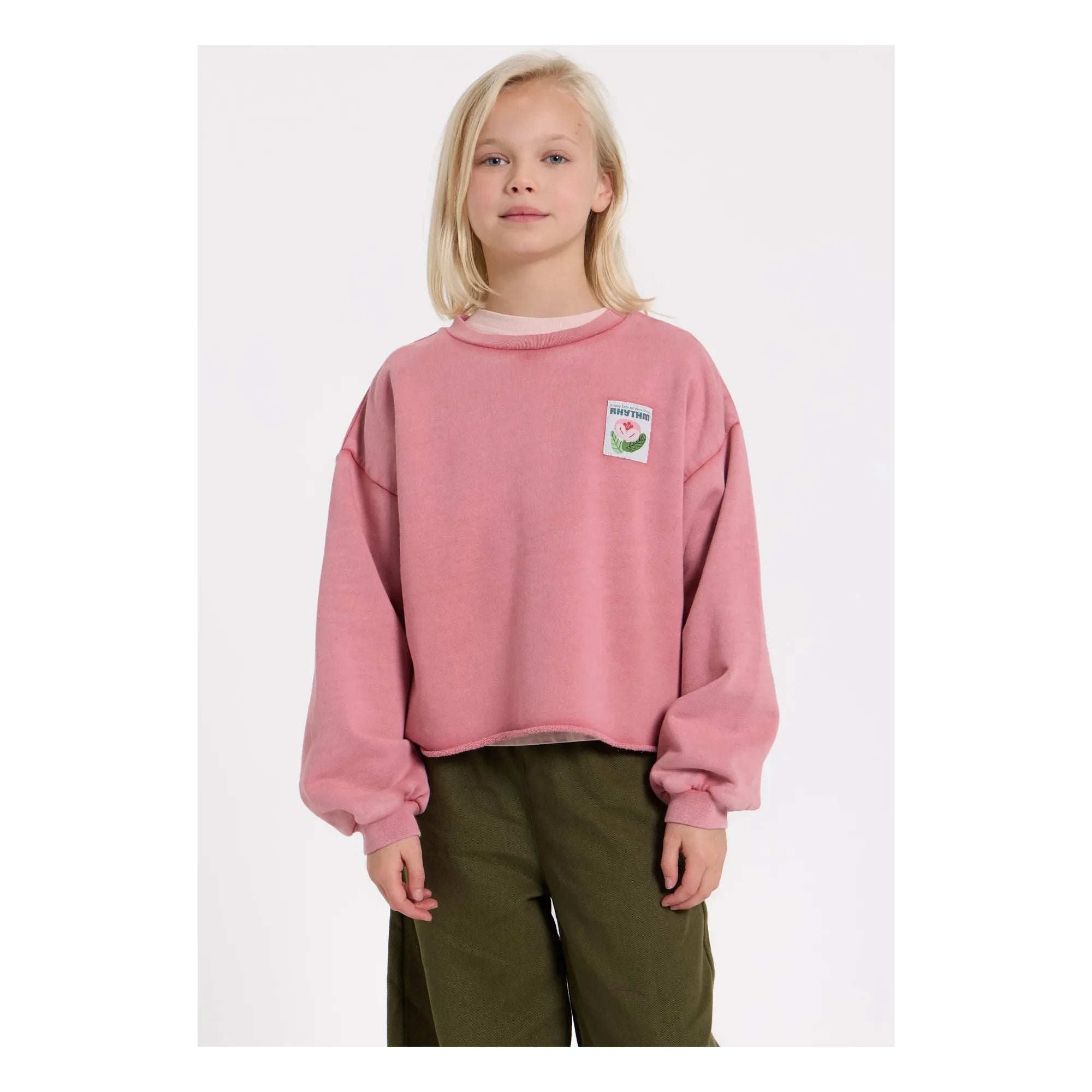 Hundred Pieces - Sudadera de algodón orgánico Belmont | Rosa