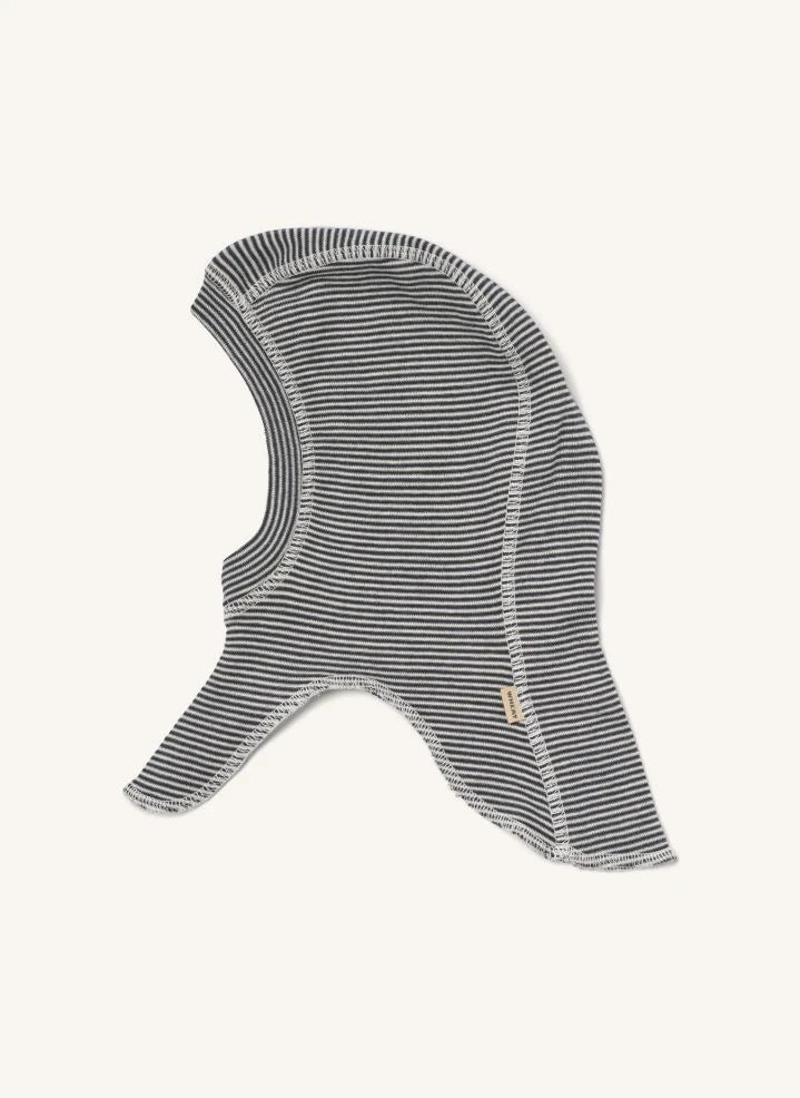 Wheat - Pack de 2 Felix Balaclava de lana a rayas | Azul marino