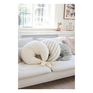 Sebra - Cojín de lactancia de rayas color crema | Beige