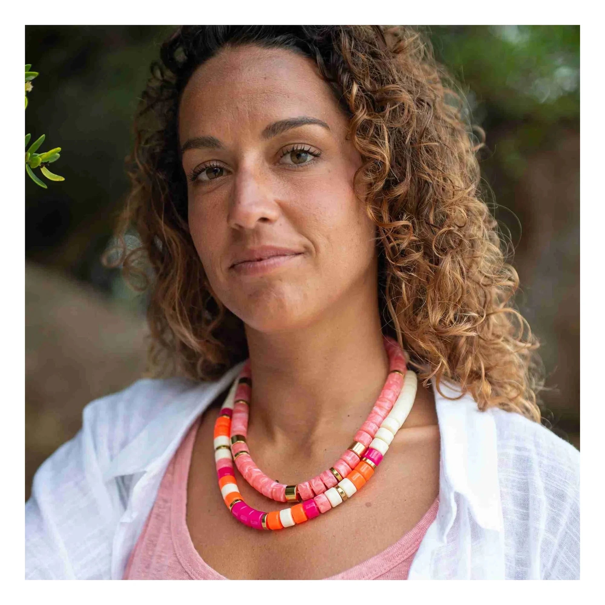 Parabaya - Collar de marfil Praia Laranja | Marfil