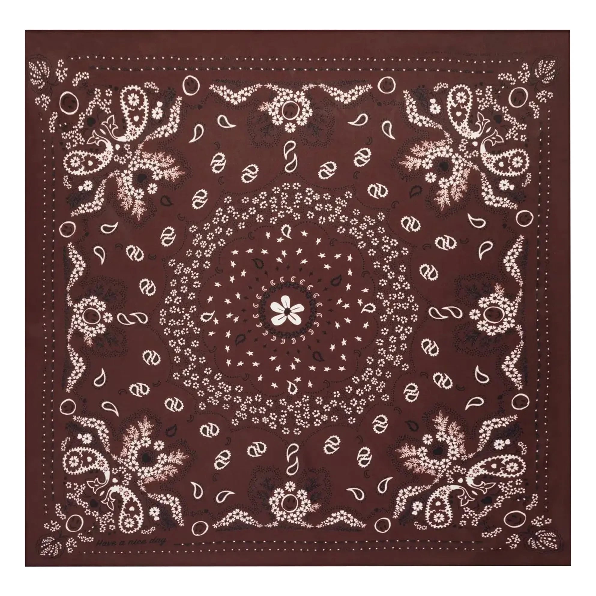 Call it by your name - Pequeña Bandana de Seda | Marrón