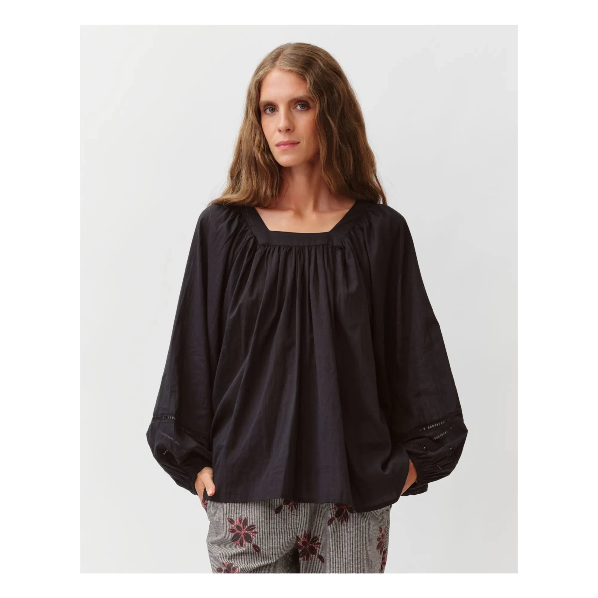 Diega - Blusa Tazao | Negro