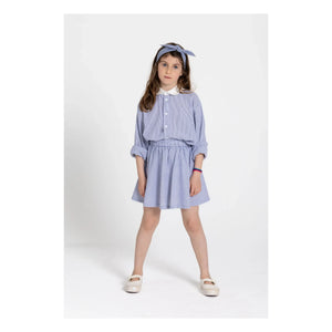 Smallable Kid - Falda Melody a rayas | Azul marino