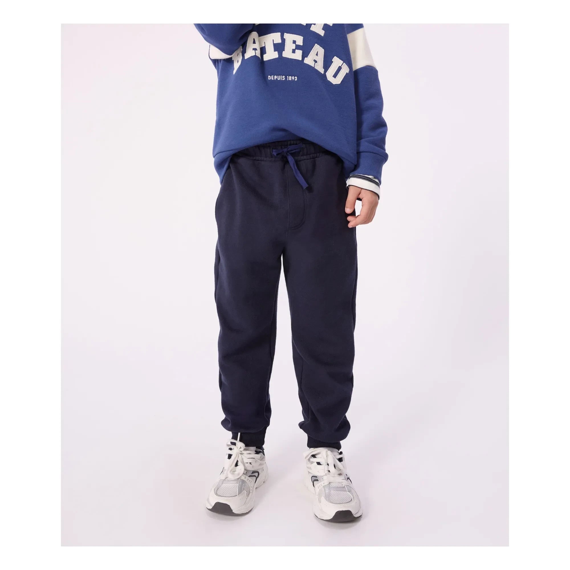 Petit Bateau - Jogger liso | Azul marino