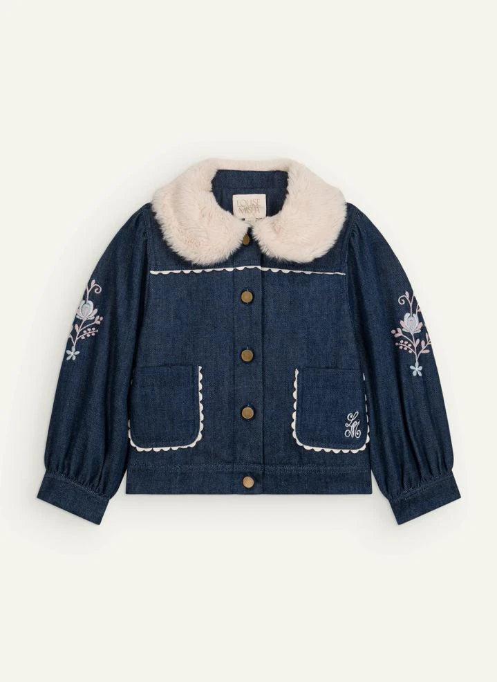 Louise Misha - Chaqueta denim Rafalina | Azul oscuro