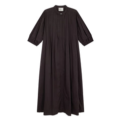 Leon & Harper - Vestido de algodón orgánico Roca | Carbon