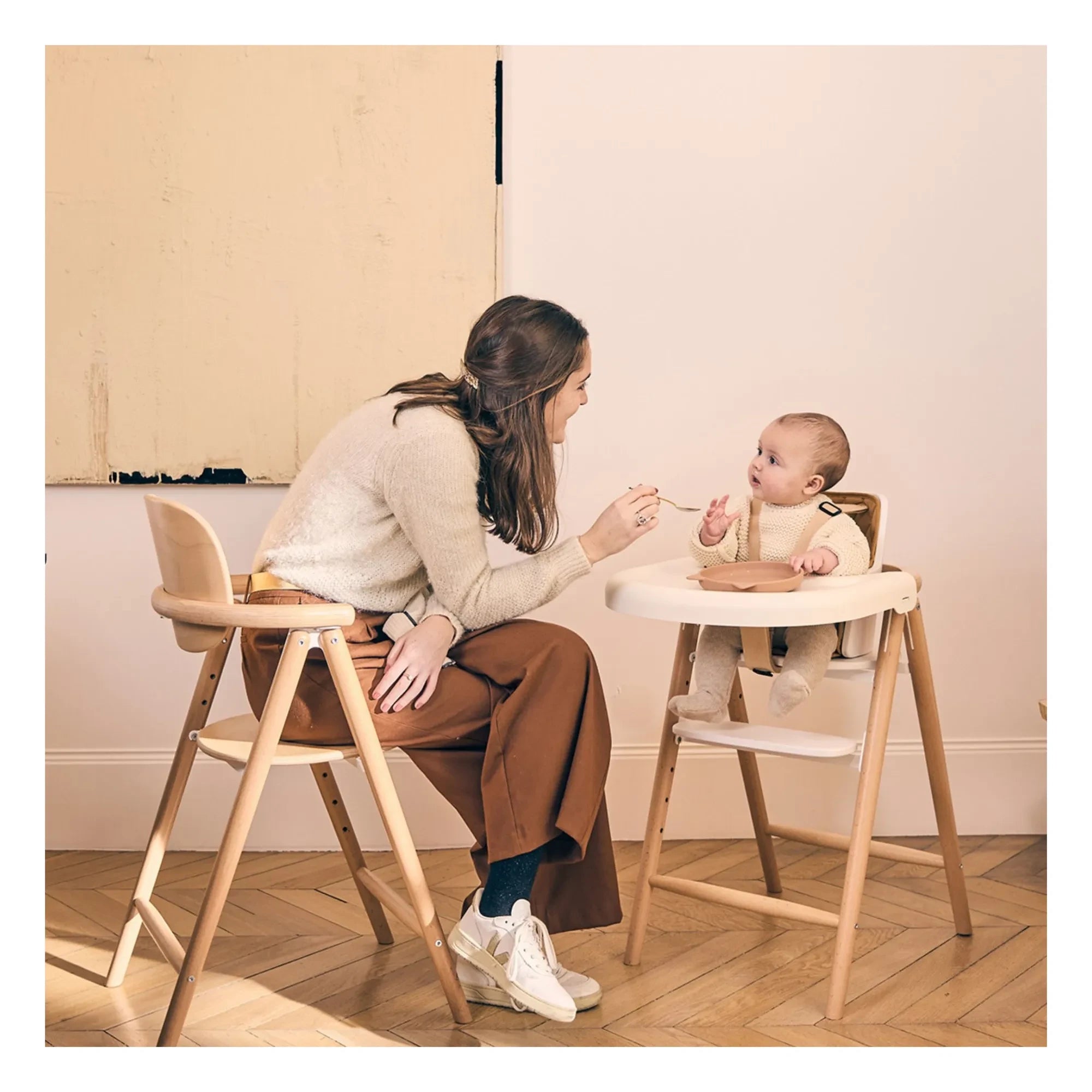 Charlie Crane - Kit para bebés para la trona Tobo | Blanco