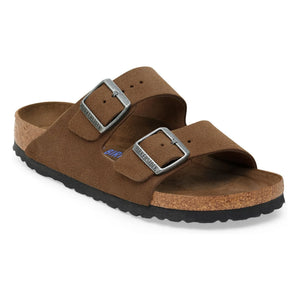 BIRKENSTOCK - Sandalias Arizona de ante suave | Marrón