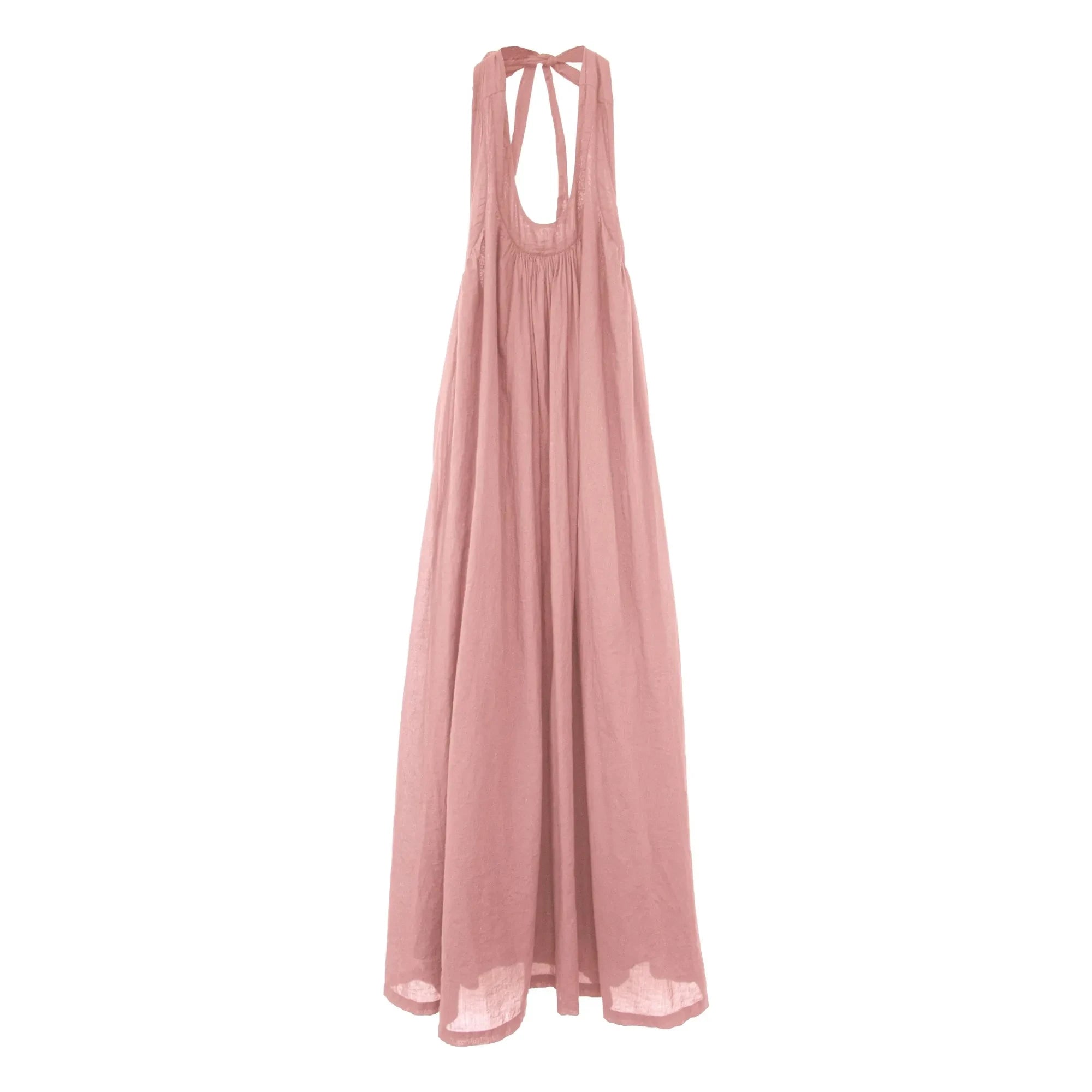 THEAVANT - Vestido de velo de algodón La Plage | Beige