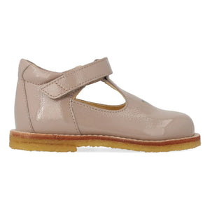 Angulus - Zapatilla clásica para bebé con corazón | Rosa claro