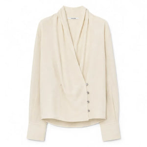 Pomandère - Blusa cruzada | Crema