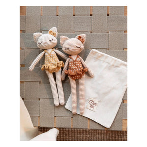 Patti Oslo - Doudou Gato Camille | Marrón