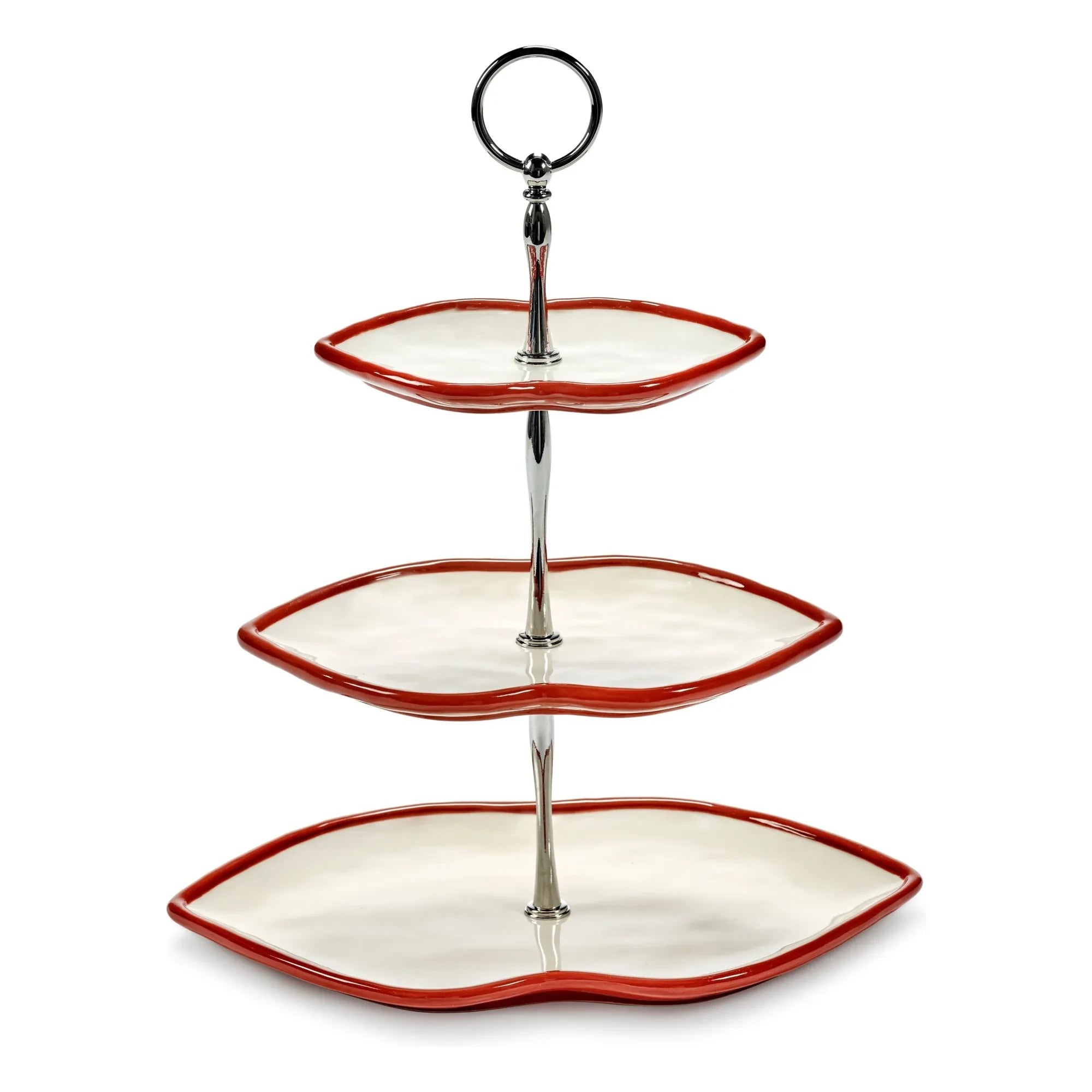 Serax - Soporte para tartas de 3 pisos, Wouters & Hendrix | Rojo