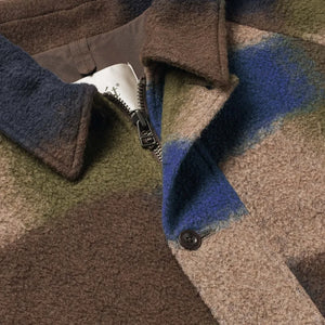 Forét - Chaqueta a cuadros patchwork | Azul