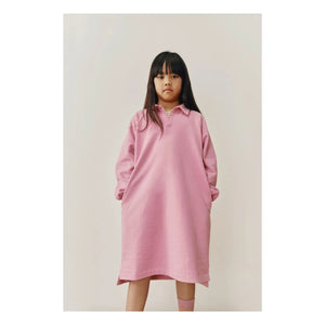 Gray Label - Vestido de polo de algodón orgánico | Rosa
