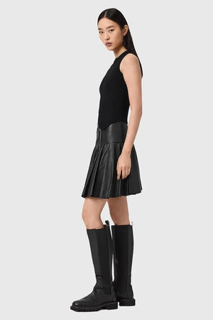 AllSaints IRINA Falda de cuero