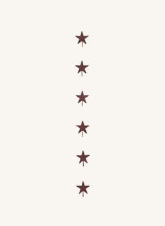 Muskhane - "Estrellas fugaces" Guirnalda de fieltro | Mahogany