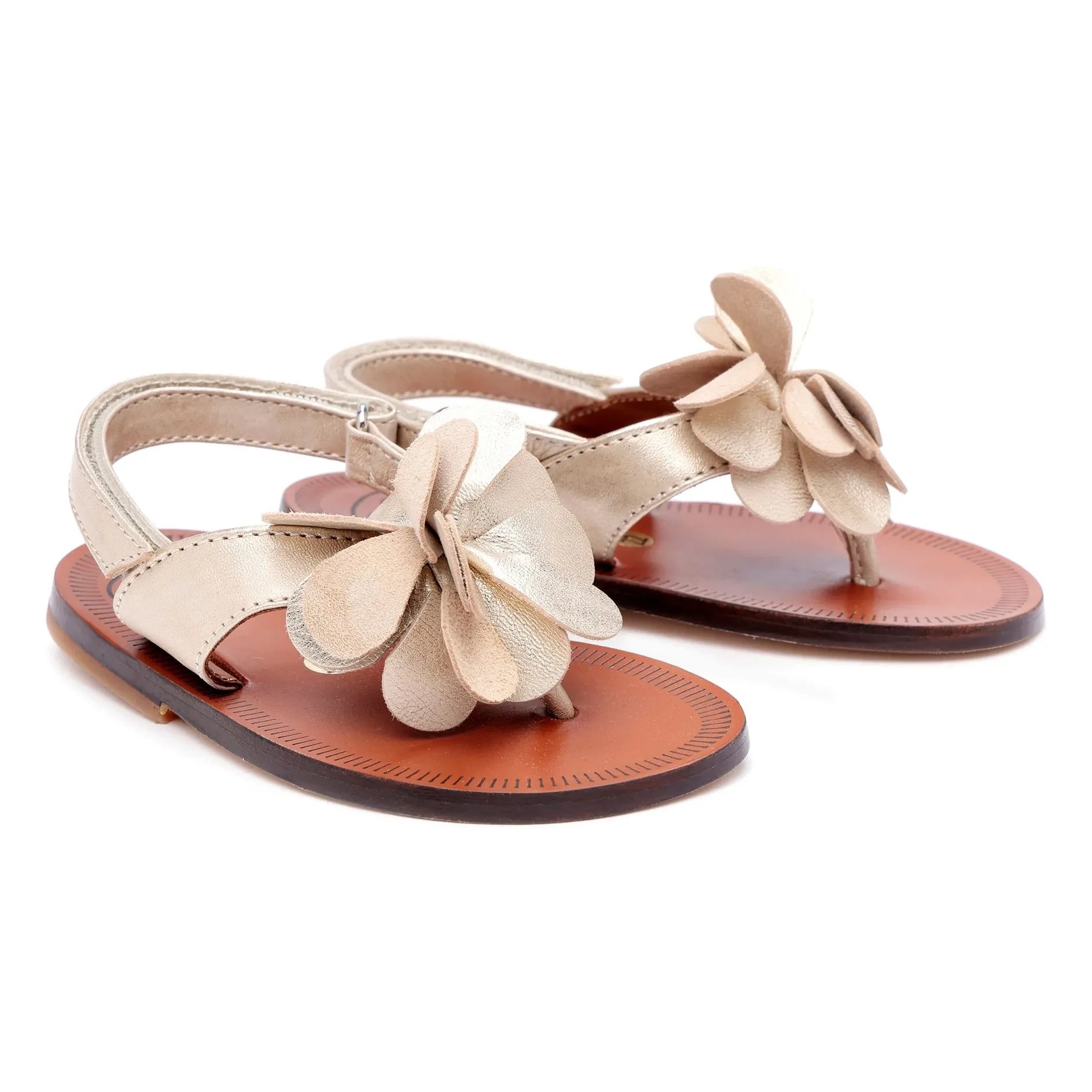 Pèpè - Sandalias estampadas | Crudo