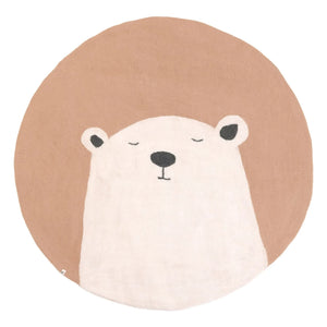 Muskhane - Alfombra de fieltro Pasu Grizzly | Beige