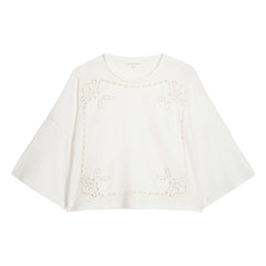 Louise Misha - Blusa de algodón orgánico Neolar | Crudo