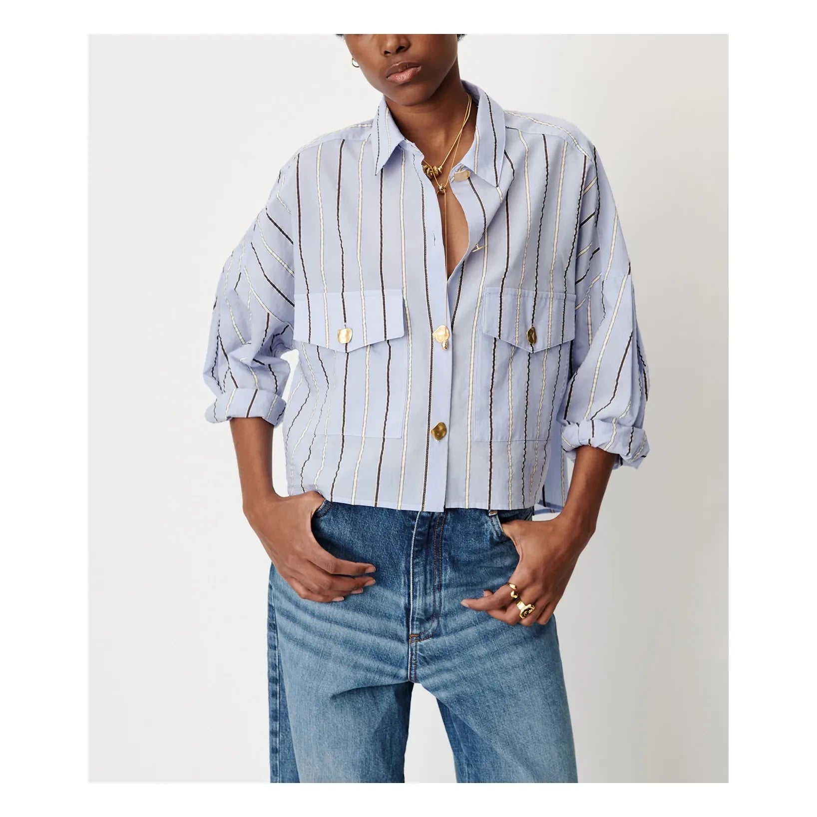 Sessùn - Camisa Balanca | Azul