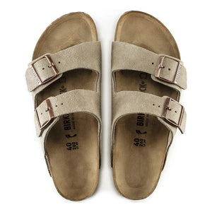 BIRKENSTOCK - Sandalias de ante Arizona | Marrón topo