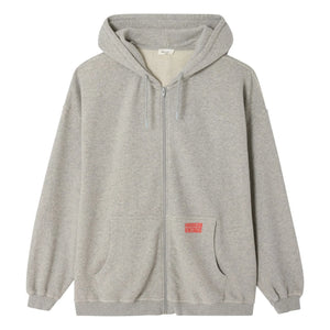 American Vintage - Sudadera con capucha y cremallera | Gris melange