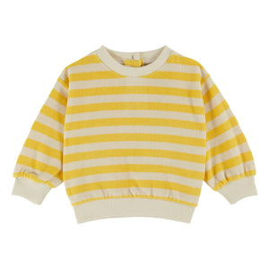 Emile et Ida - Sudadera de algodón orgánico a rayas | Amarillo