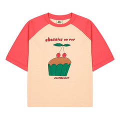 Jelly Mallow - Camiseta Cupcake | Beige