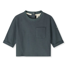 Gray Label - Camiseta de algodón orgánico | Gris azulado