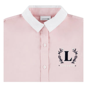 Lacoste - Camisa L Algodón orgánico | Rosa claro