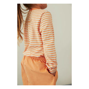 Gray Label - Pantalón corto orgánico con botones | Albaricoque