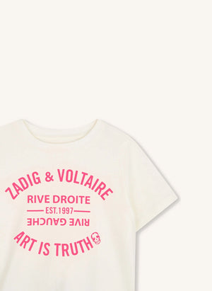 Zadig & Voltaire - Art Is Truth Logo Sweat Organik Pamuk | Pembe