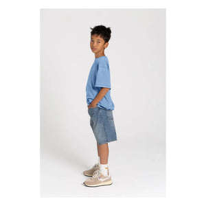 Smallable Kid - Camiseta de algodón orgánico Nils | Gris azulado