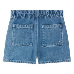 Bonpoint - Milly Shorts de jean de algodón orgánico | Azul