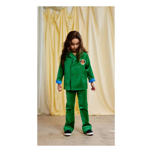 Mini Rodini - Doggie Flare Pantalones de Pana Algodón Orgánico | Verde