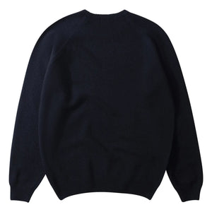 Edmmond Studios - Jersey de lana merino Light Special Duck | Azul marino