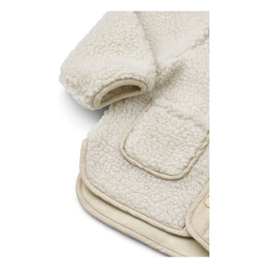 Liewood - Chaqueta Sherpa de Fibra Reciclada Lora Panda | Crudo